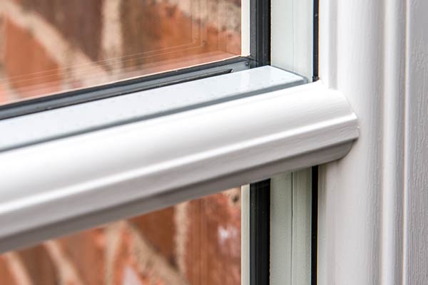 Flush Sash - White Woodgrain Finish