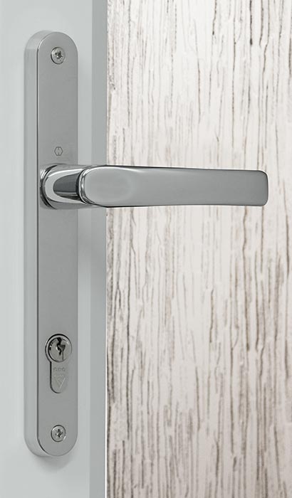 Chrome Heritage Door Handle